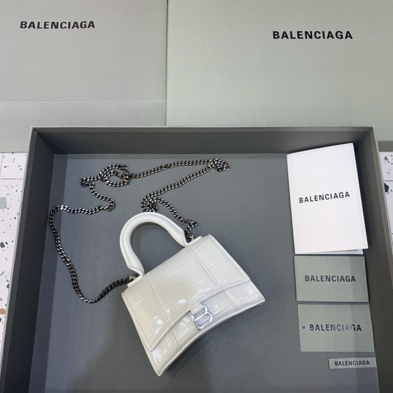Balenciaga Bags 664676 crocodile pattern white